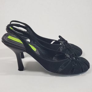 Materia Prima Bird Cage Vamp Heels Sz 7